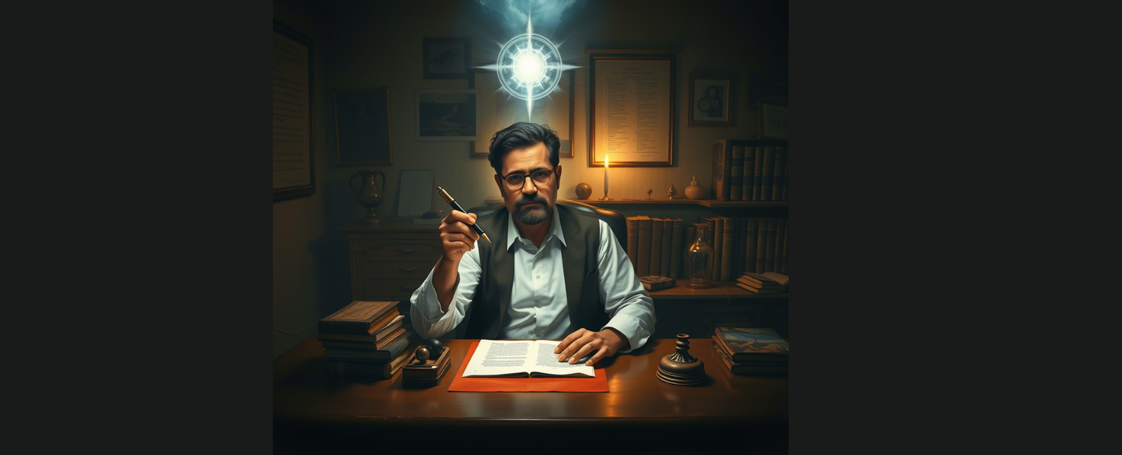 Todo escritor é médium